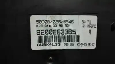 Recambio de automóvil de segunda mano de cuadro instrumentos para renault vel satis (bj0) expression referencias oem iam 7701062272  8200263365