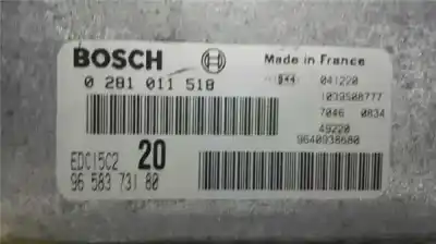 Second-hand car spare part ecu engine control for citroen xsara picasso xsara picasso 2.0 hdi oem iam references 0281011518  9658373180