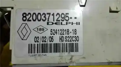 Piesă de schimb auto la mâna a doua controlul încalzire / aer conditionat pentru renault laguna ii (bg0) 1.9 dci diesel referințe oem iam 8200371295  