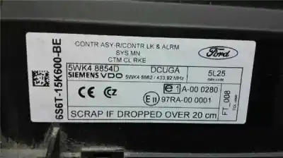 Second-hand car spare part electronic module for ford fiesta (cbk) 1.4 tdci cat oem iam references 5wk48854d  