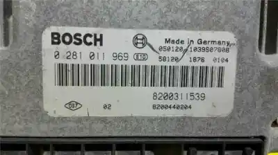 İkinci el araba yedek parçası ecu motor kontrol cihazi için renault laguna ii (bg0) 1.9 dci diesel oem iam referansları 0281011969  8200311539