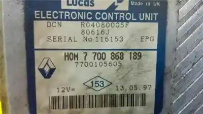Автозапчастина б/у ебу контролер двигуна для renault megane i scenic (ja0) 1.9 dt alize посилання на oem iam 7700868189  r04080005f