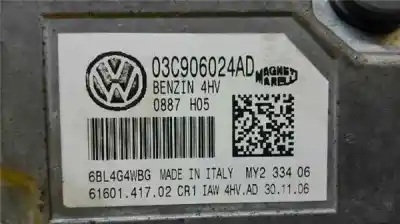 Gebrauchtes Autoersatzteil ecu-motorsteuergerät uce motorsteuergerät zum volkswagen polo (9n1) 1.4 16v oem-iam-referenzen 03c906024ad  6bl4g4wbg