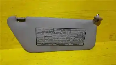 Second-hand car spare part left sunshade for daewoo matiz 1.0 se oem iam references   