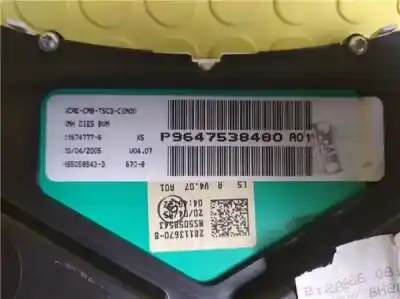 Peça sobressalente para automóvel em segunda mão quadrante por peugeot 307 break/sw 1.6 hdi referências oem iam p9647538480ao1  
