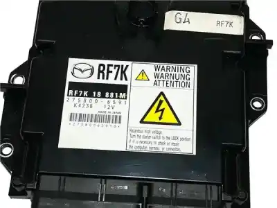 Peça sobressalente para automóvel em segunda mão centralina de motor uce por mazda 6 berlina 2.0 d referências oem iam rf7k18881m