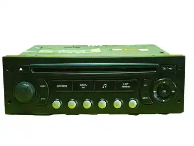 Peça sobressalente para automóvel em segunda mão sistema de áudio / rádio cd por citroen c4 berlina 2.0 hdi cat (rhr / dw10bted4) referências oem iam bp313456102818