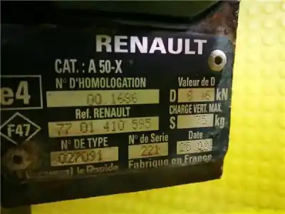 Peça sobressalente para automóvel em segunda mão gancho de reboque por renault laguna ii (bg0) 1.9 dci diesel cat referências oem iam 7701410595
