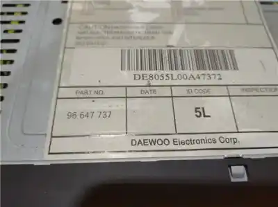 Peça sobressalente para automóvel em segunda mão sistema de áudio / rádio cd por chevrolet epica 2.0 d referências oem iam de8055l00a47372  96647737