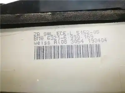 Peça sobressalente para automóvel em segunda mão farolim traseiro esquerdo por bmw x3 (e83) 3.0d referências oem iam 63216990169  