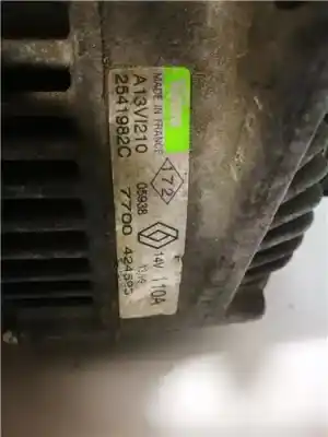 Автозапчастина б/у генератор для renault scenic rx4 (ja0) 1.9 dci diesel cat посилання на oem iam 7700424595  2541982c