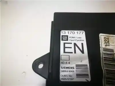 Piesă de schimb auto la mâna a doua modul electrotic pentru opel vectra c berlina 1.9 cdti referințe oem iam 13170177  5wk46006