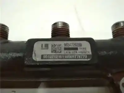 Peça sobressalente para automóvel em segunda mão régua / rampa de injetores por citroen c4 berlina 2.0 hdi cat (rhr / dw10bted4) referências oem iam 9654726280