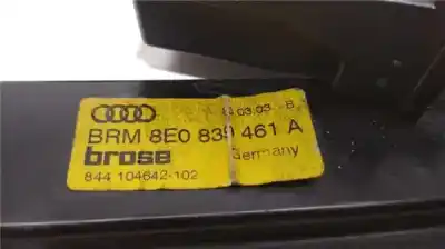 Second-hand car spare part rear left window regulator for audi a4 berlina (8e) 1.9 tdi oem iam references brm8e0839461a