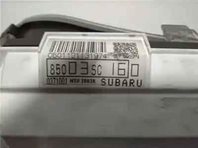 Автозапчастина б/у панель інструментів для subaru forester (s12/sh) 2.0 sport plus посилання на oem iam 85003sc160  0371001