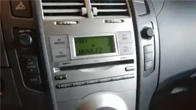Second-hand car spare part audio system / radio cd for toyota yaris (ksp9/scp9/nlp9) 1.4 turbodiesel cat oem iam references 