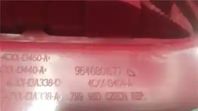 Peça sobressalente para automóvel em segunda mão farolim traseiro direito por citroen c4 coupe 1.6 16v hdi fap referências oem iam 9646801677