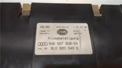 Second-hand car spare part climate control for audi a4 berlina (b5) 1.9 tdi oem iam references 5hb00760804  8l0820043d