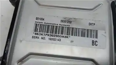 Second-hand car spare part ECU ENGINE CONTROL for OPEL ASTRA G COUPÉ  OEM IAM references 09391283  