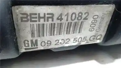 İkinci el araba yedek parçası SU RADYATÖRÜ için OPEL ASTRA G COUPÉ  OEM IAM referansları 09202505GQ  