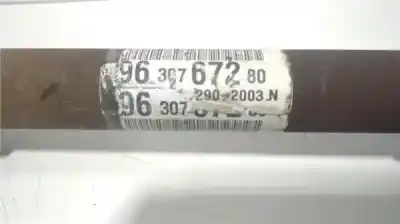 Pezzo di ricambio per auto di seconda mano TRASMISSIONE POSTERIORE DESTRA per PEUGEOT 206 SW (2E/K) 1.4 HDi Riferimenti OEM IAM 9630767280  