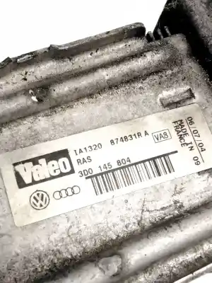 Second-hand car spare part intercooler for volkswagen phaeton (3d2/3d8) 4.9 v10 tdi cat (ajs) oem iam references 3d0145804  874831ra
