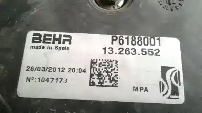 Автозапчастина б/у електро вентилятор для opel corsa d selective посилання на oem iam 13263551  