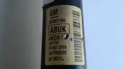 Second-hand car spare part rear left shock absorber for opel mokka edition ecoflex oem iam references 95367160  