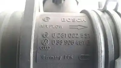 Автозапчастина б/у витратомір повітря для volkswagen caddy ka/kb (2k) kombi посилання на oem iam 038906461bx  