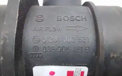 Автозапчастина б/у витратомір повітря для volkswagen caddy ka/kb (2k) furg. посилання на oem iam 281002531  