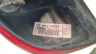 Second-hand car spare part right tailgate light for opel corsa c comfort oem iam references 09114337  