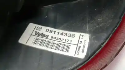 Pezzo di ricambio per auto di seconda mano lampada posteriore sinistra per opel corsa c club riferimenti oem iam 09114336  