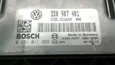 Автозапчасти б/у блок управления двигателем за volkswagen phaeton (3d2/3d8) tdi v6 4motion (4 asientos) ссылки oem iam 0281011959  457
