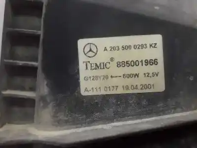 Recambio de automóvil de segunda mano de electroventilador para mercedes clase c (w203) sportcoupe c 200 compressor (203.745) referencias oem iam a2035000293kz  885001843