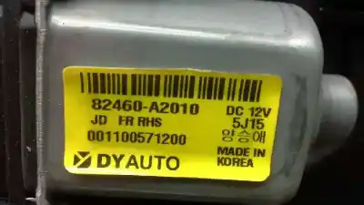 Second-hand car spare part passenger side right window regulator for kia cee´d concept oem iam references 82460-a2010  82480-a2111