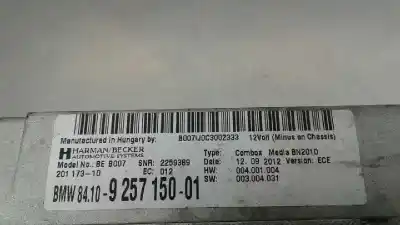 Pezzo di ricambio per auto di seconda mano modulo bluetooth per bmw serie 1 lim. (f20) 116d riferimenti oem iam 9257150  