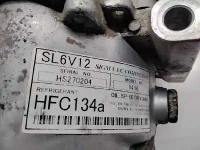 Second-hand car spare part air conditioning compressor for renault kangoo (f/kc0) express confort oem iam references hs270204 1416 sl6v12