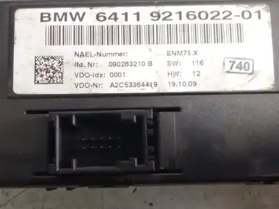 Peça sobressalente para automóvel em segunda mão comando de sofagem (chauffage / ar condicionado) por bmw serie 1 berlina (e81/e87) 118d referências oem iam 9216022