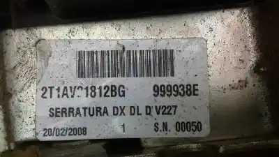 Second-hand car spare part front right door lock for ford tourneo connect (tc7) familiar oem iam references   