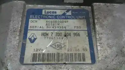 Автозапчастина б/у ебу контролер двигуна для renault clio ii fase i (b/cbo) 1.9 d alize посилання на oem iam 7700104956 80761h r04080009f Автозапчастина б/у ебу контролер двигуна для renault clio ii fase i (b/cbo) 1.9 d alize посилання на oem iam 7700104956 80761h r04080009f