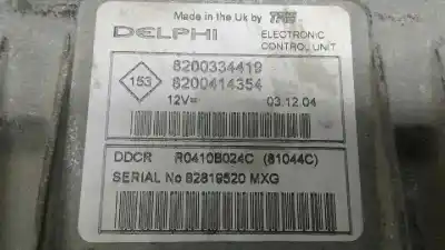 Second-hand car spare part ecu engine control for renault scenic ii 1.5 dci diesel oem iam references 8200334419 r0410b024c 8200414354
