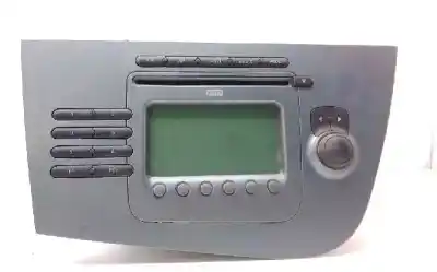 Peça sobressalente para automóvel em segunda mão sistema de áudio / rádio cd por seat leon (1p1) fr 1 referências oem iam w0p1035186bn87