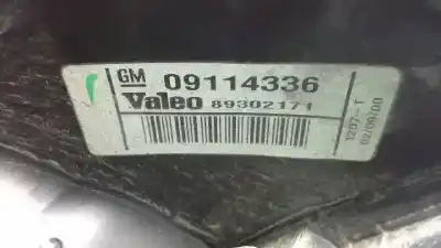 Second-hand car spare part left tailgate light for opel corsa c comfort oem iam references 09196363  