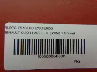 Автозапчасти б/у левый задний фонарь за renault clio i fase i+ii (b/c57) 1.9 diesel ссылки oem iam    Автозапчасти б/у левый задний фонарь за renault clio i fase i+ii (b/c57) 1.9 diesel ссылки oem iam
