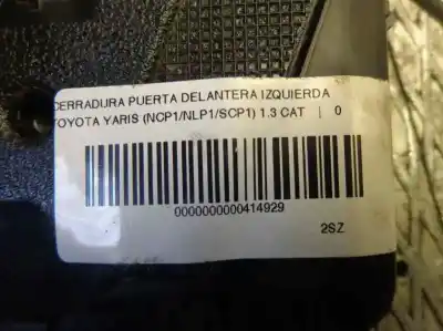 Автозапчасти б/у замок левой передней двери за toyota yaris (ncp1/nlp1/scp1) 1.3 expo ссылки oem iam   