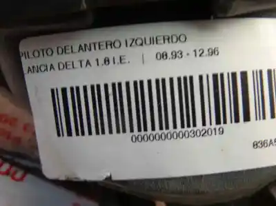 Second-hand car spare part front left headlight for lancia delta 1.8 i.e. oem iam references 0082473734  