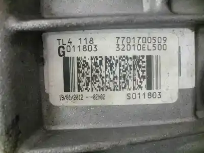 Peça sobressalente para automóvel em segunda mão caixa de velocidades por nissan note (e11e) 1.5 dci turbodiesel cat referências oem iam tl4a118  