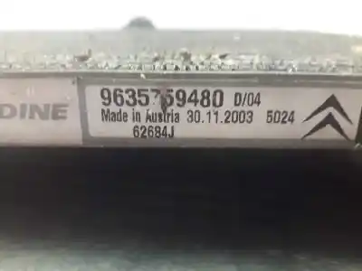 Peça sobressalente para automóvel em segunda mão condensador / radiador de ar condicionado por citroen c3 1.4 referências oem iam 9635759480  62684j