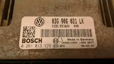 Second-hand car spare part ecu engine control for seat leon (1p1) reference oem iam references 0281013279 1039s14554 03g906021lk