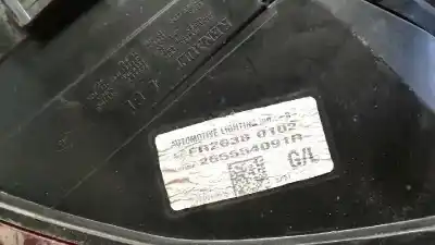 Second-hand car spare part left tailgate light for renault clio iv technofeel oem iam references 265554091b  